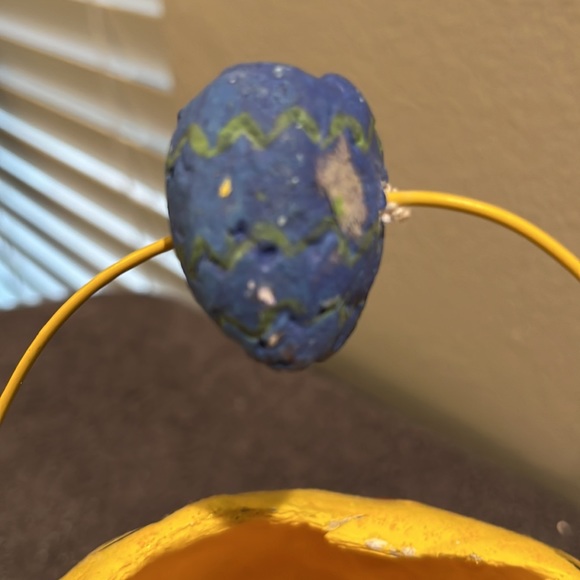 NWT Restoration Hardware Easter Chick Bucket Basket - Picture 7 of 9